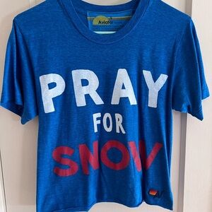 Aviator Nation Tee Pray for Snow